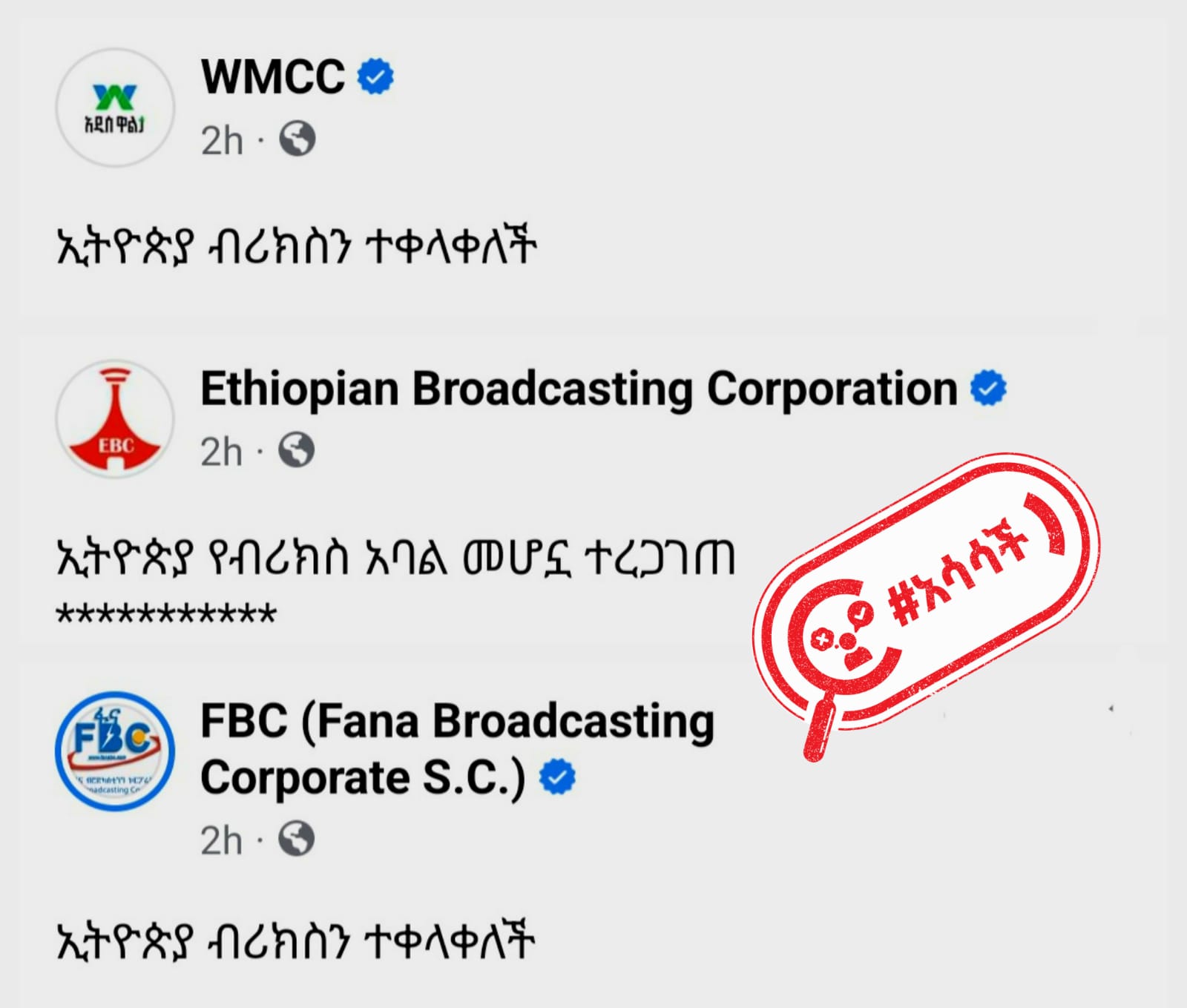 BRICKS requested Ethiopia to join the group