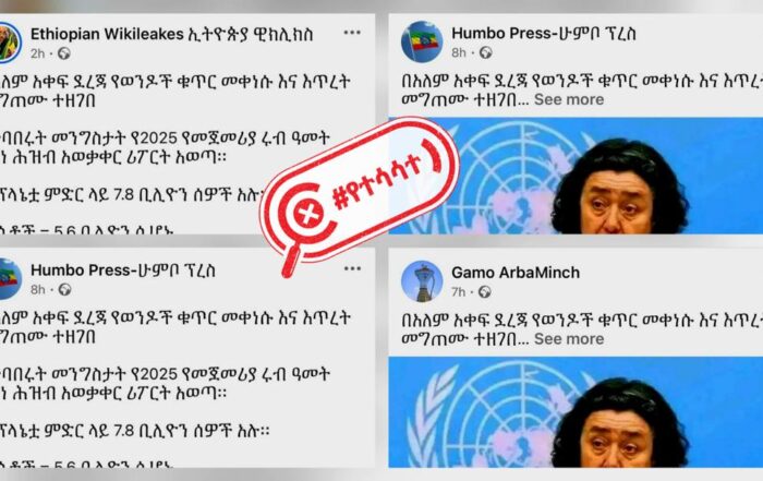 ‘በአለም አቀፍ ደረጃ የወንዶች ቁጥር በመቀነሱ እጥረት ገጥሟል’ በሚል ስለተሰራጨው መረጃ የተባበሩት መንግስታት ድርጅት /UN/ መረጃ ምን ይላል?