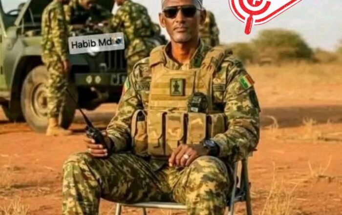 የአፋር ክልል ርዕሰ መስተዳድር ወታደራዊ ዩኒፎረም ለብሰው የሚያሳየው የቅንብር ምስል በሰው ሰራሽ አስተውሎት (AI) የተፈበረከ ነው